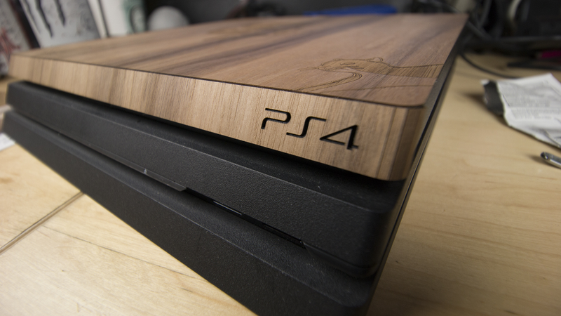 Illustration for article titled Wrapping My PlayStation 4 In Wood